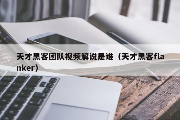 天才黑客团队视频解说是谁（天才黑客flanker）