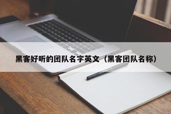 黑客好听的团队名字英文（黑客团队名称）